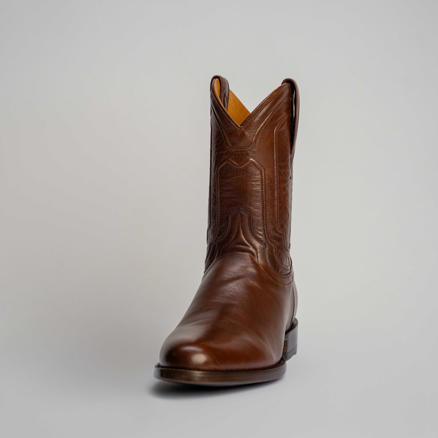 The Pendleton | Men's Roper Boot | Natural Grain Calfskin Leather | Nicotine