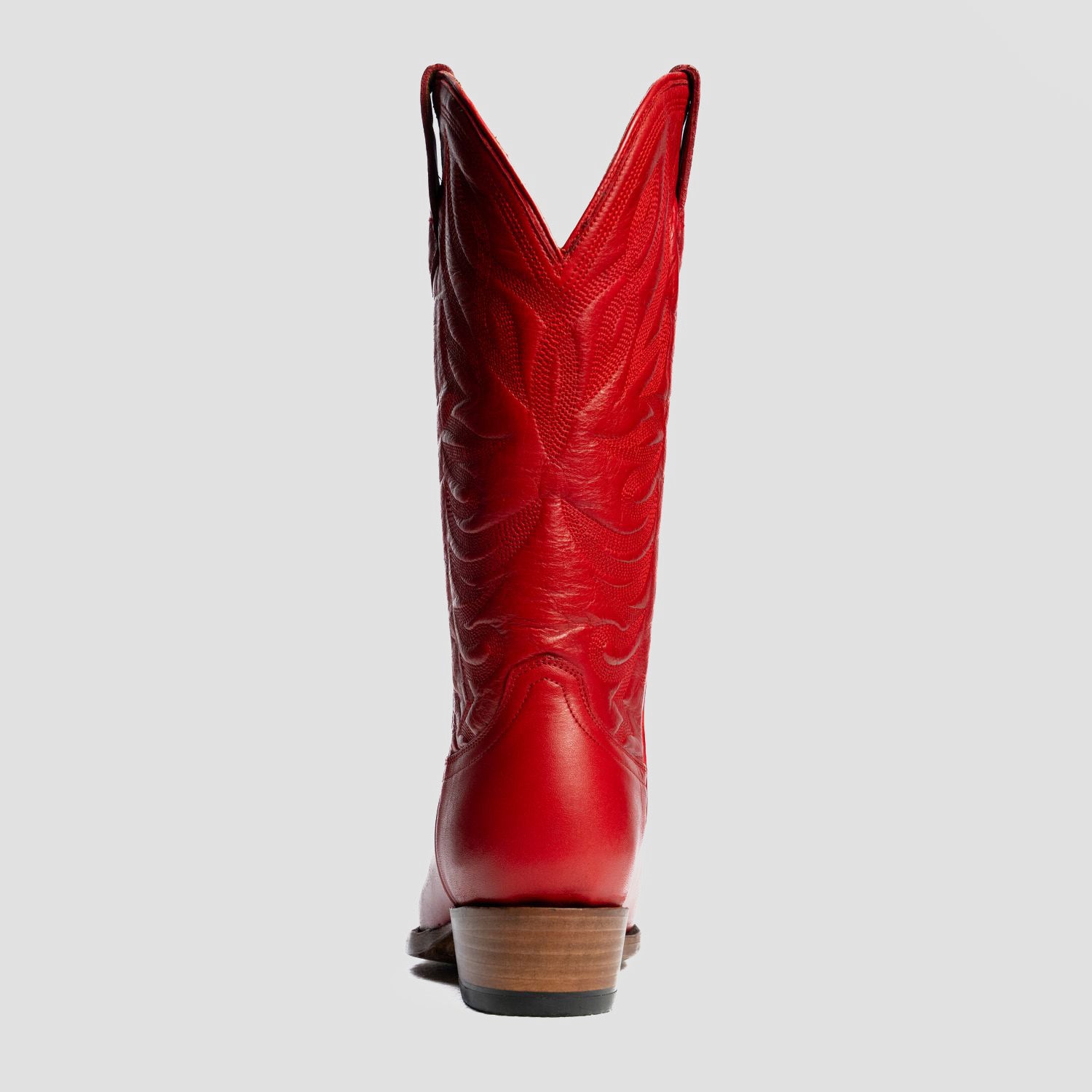 The Margaret | Women's Cowgirl Boot | Natural Grain Calfskin Leather | Carmine