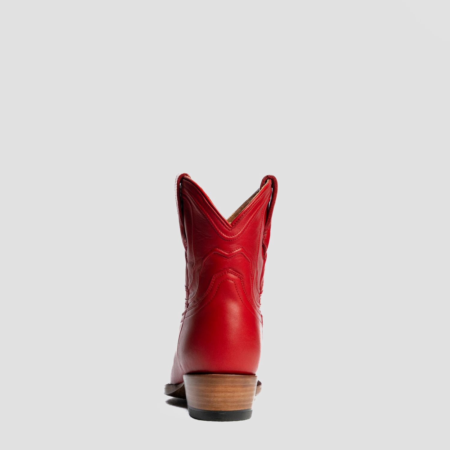 The Thistle | Women's Bootie | Natural Grain Calfskin Leather | Carmine