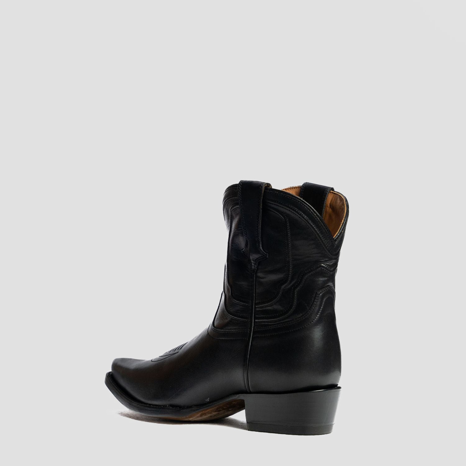 The Thistle | Women's Bootie | Natural Grain Calfskin Leather | Obsidian