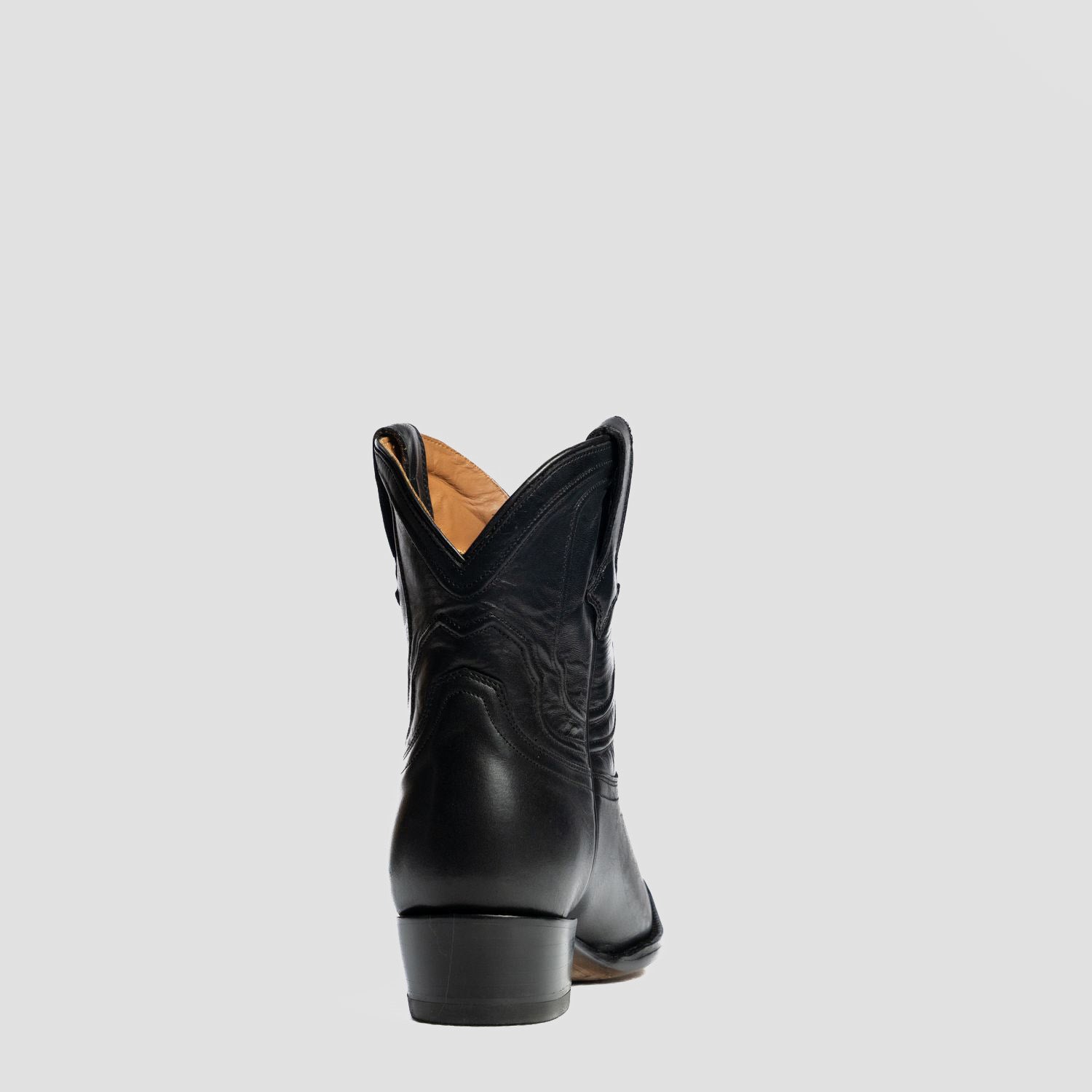 The Thistle | Women's Bootie | Natural Grain Calfskin Leather | Obsidian