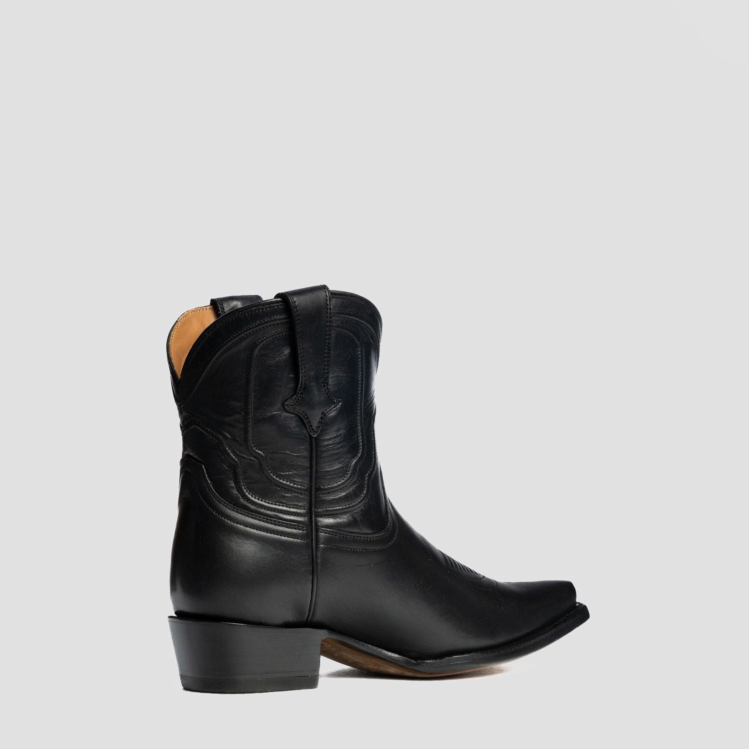 The Thistle | Women's Bootie | Natural Grain Calfskin Leather | Obsidian