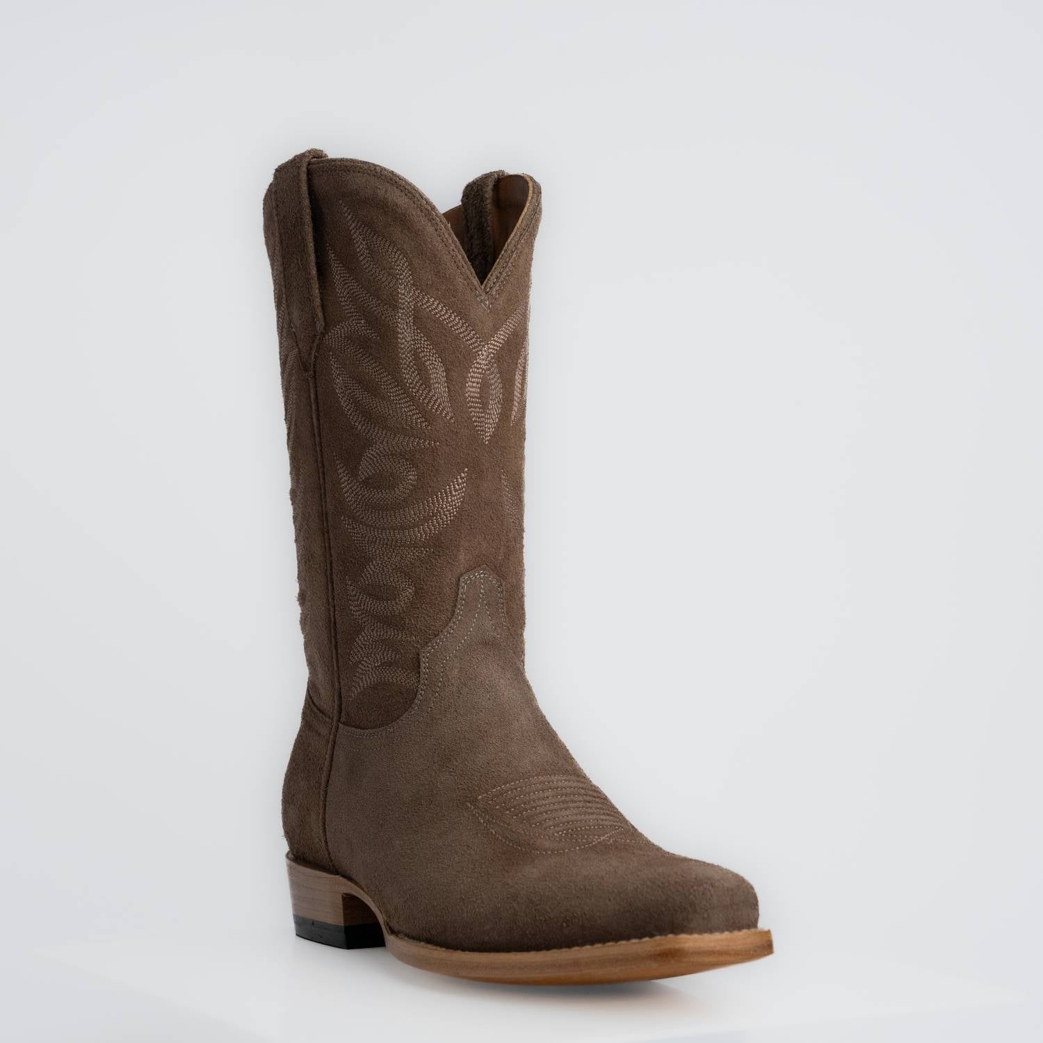 The Sterling | Men's Cowboy Boot | Premium Suede Leather | Gray