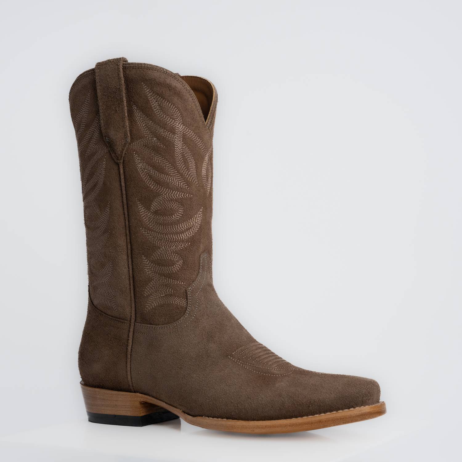 The Sterling | Men's Cowboy Boot | Premium Suede Leather | Gray