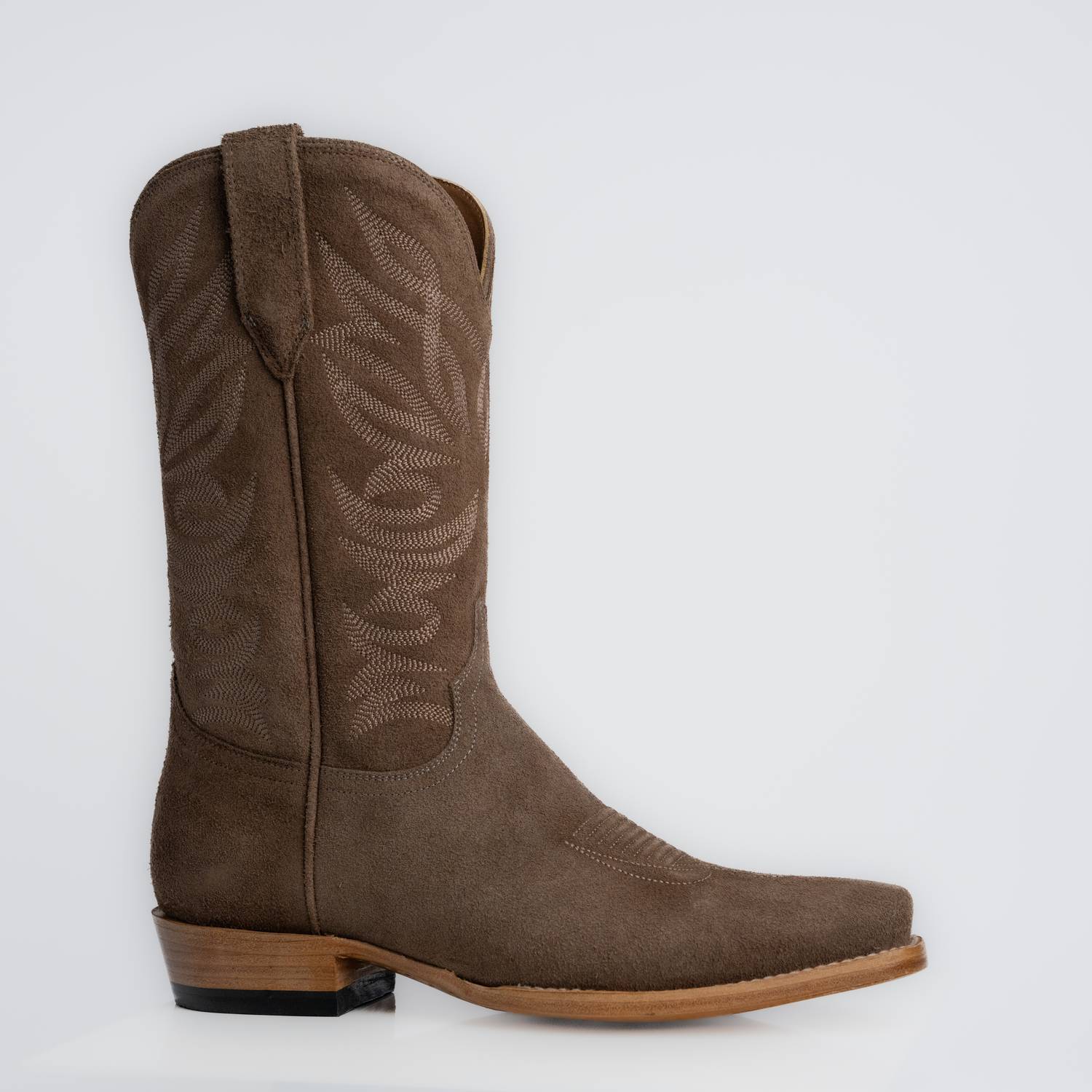 The Sterling | Men's Cowboy Boot | Premium Suede Leather | Gray