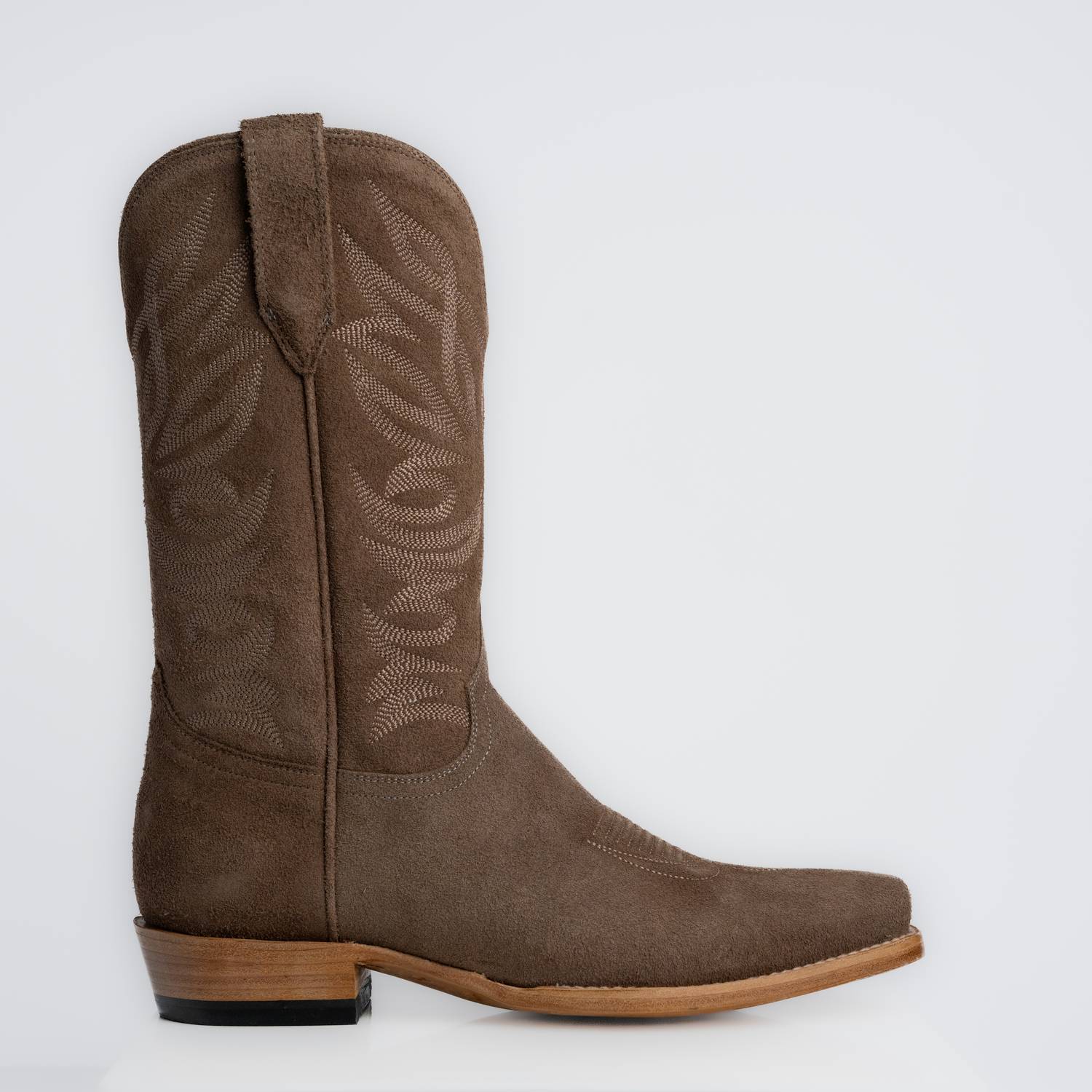 The Sterling | Men's Cowboy Boot | Premium Suede Leather | Gray