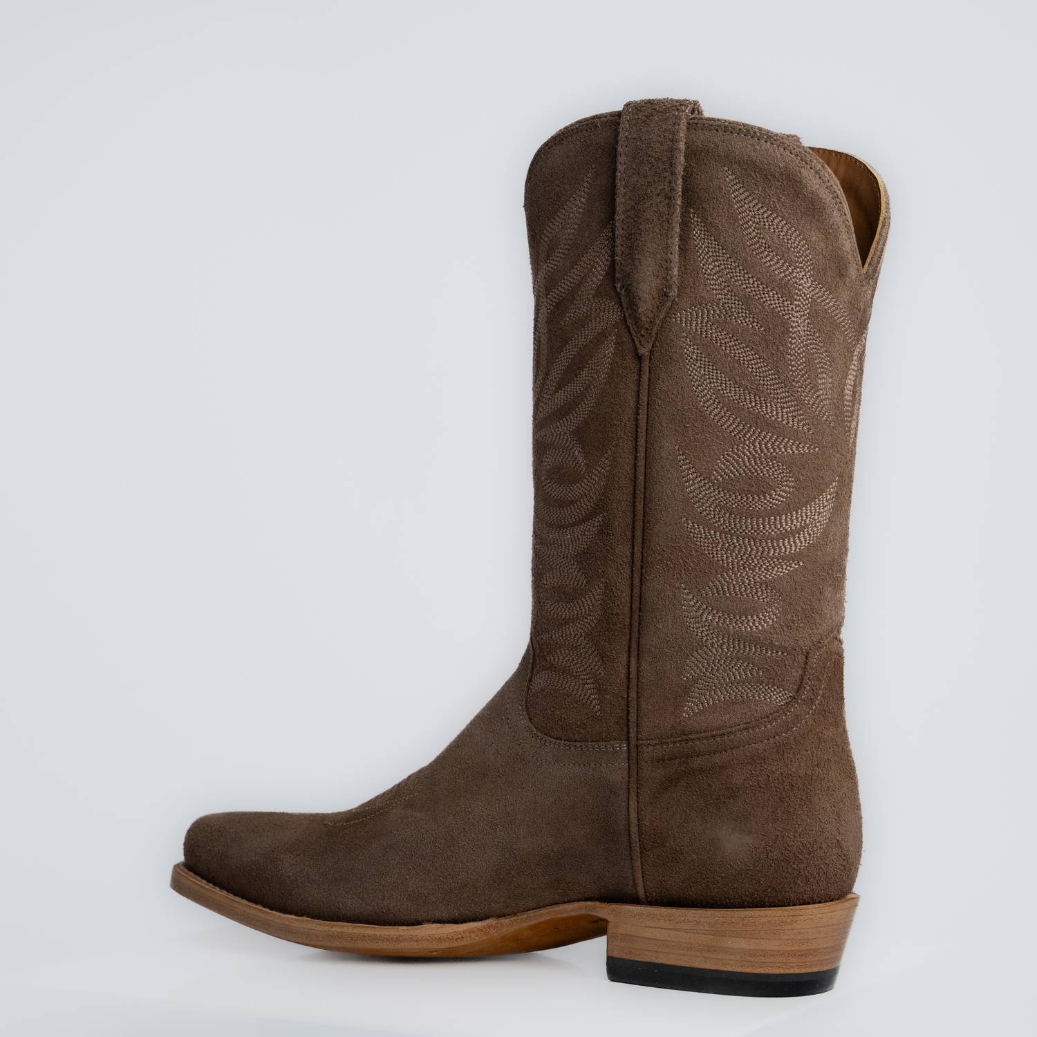 The Sterling | Men's Cowboy Boot | Premium Suede Leather | Gray