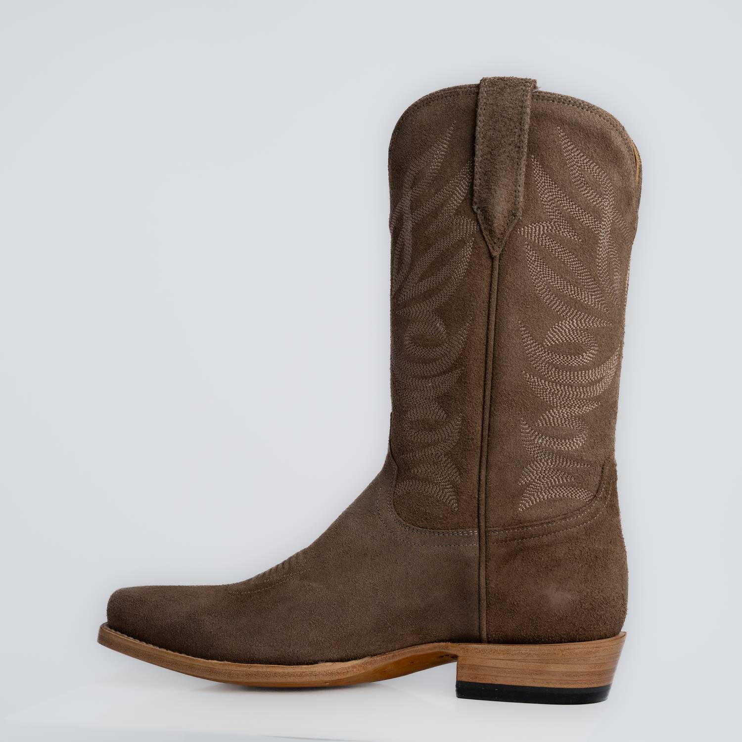 The Sterling | Men's Cowboy Boot | Premium Suede Leather | Gray