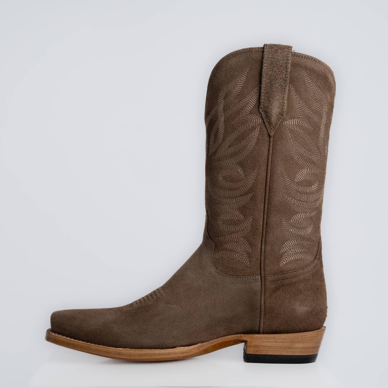 The Sterling | Men's Cowboy Boot | Premium Suede Leather | Gray