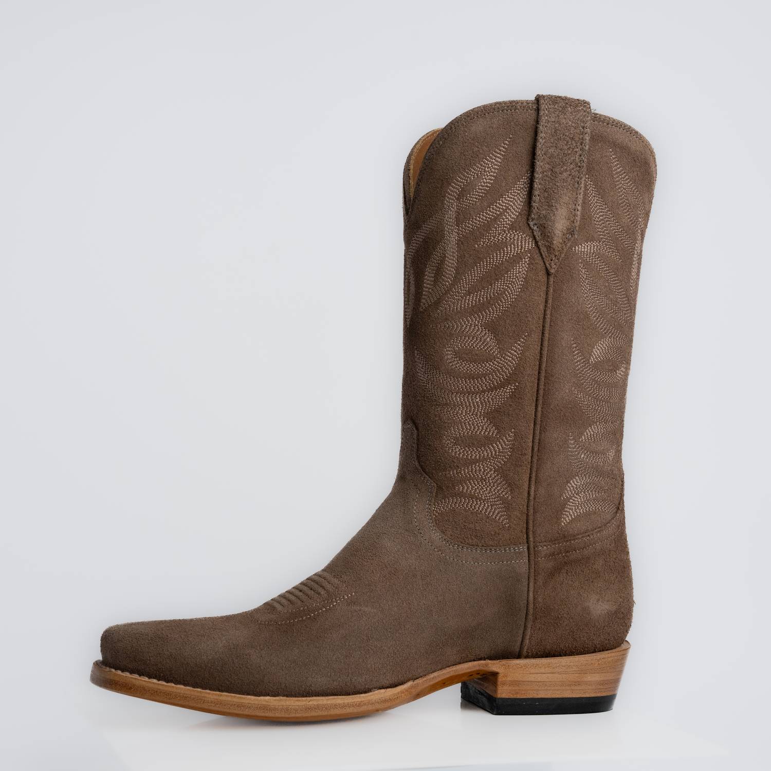 The Sterling | Men's Cowboy Boot | Premium Suede Leather | Gray