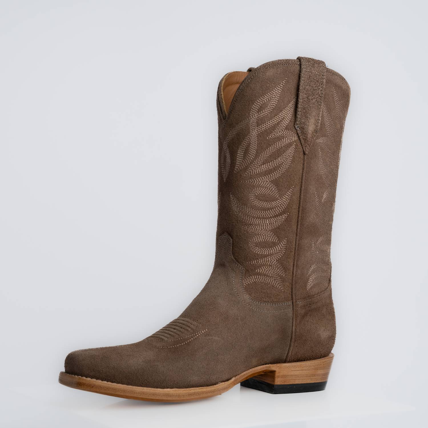 The Sterling | Men's Cowboy Boot | Premium Suede Leather | Gray