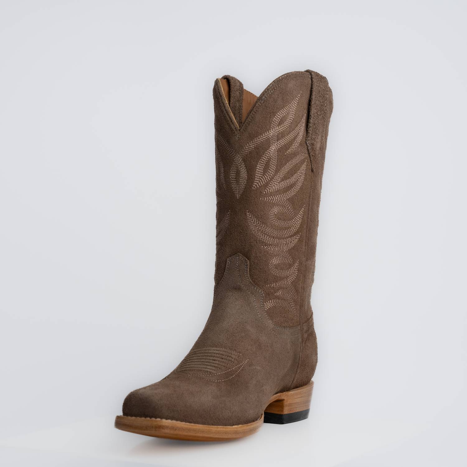 The Sterling | Men's Cowboy Boot | Premium Suede Leather | Gray