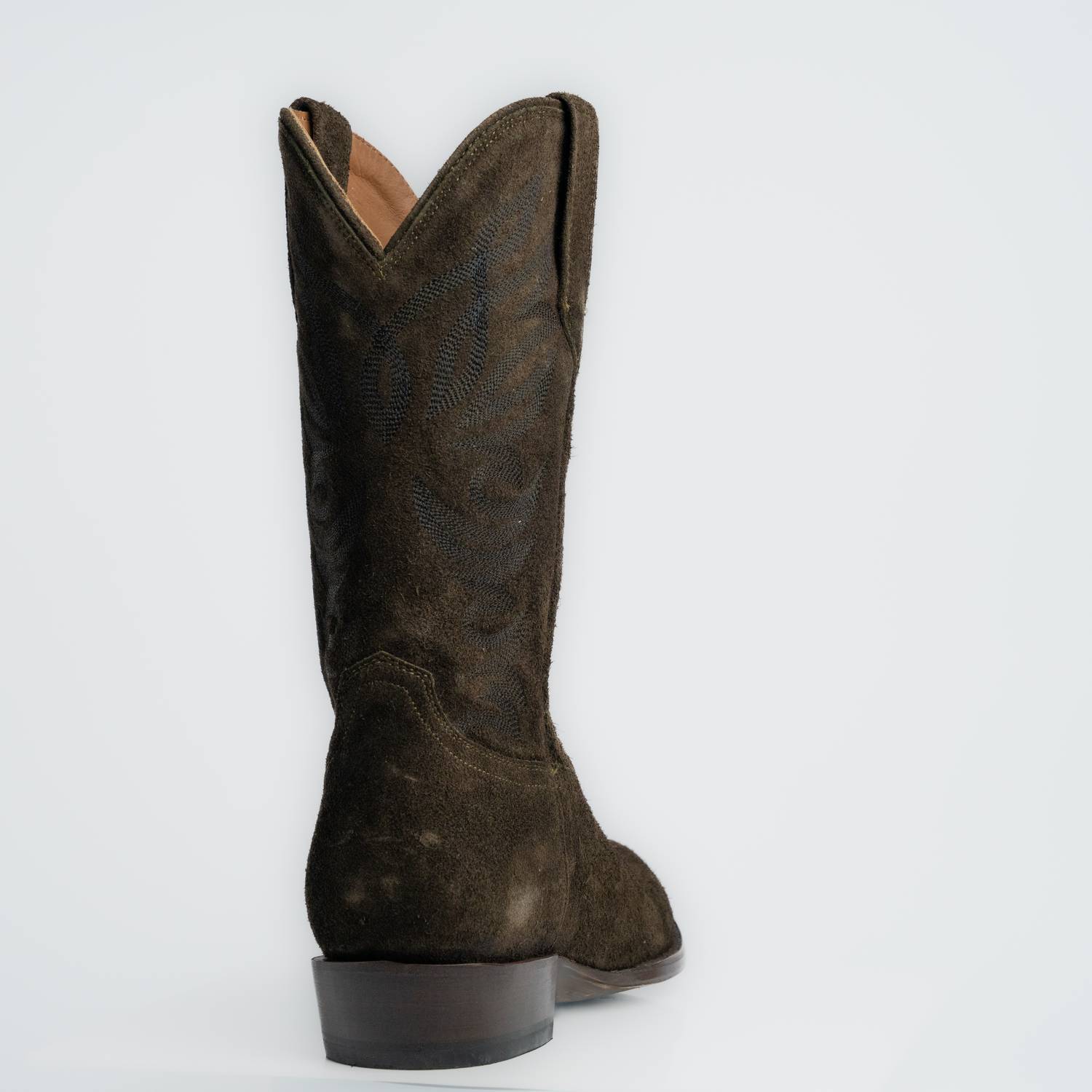 The Sterling | Men's Cowboy Boot | Premium Suede Leather | Olive