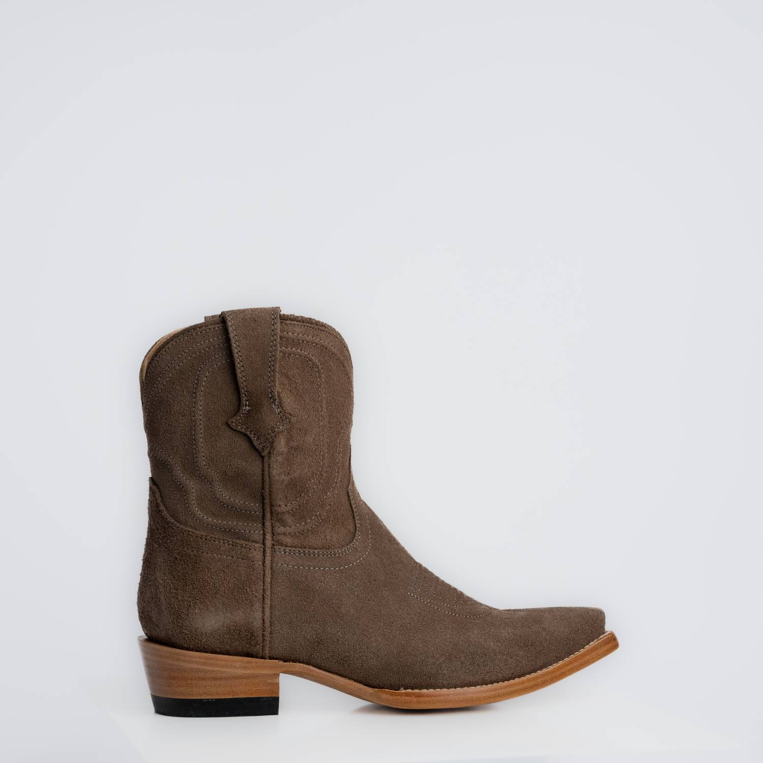 The Thistle | Women's Bootie | Premium Suede Leather | Gray