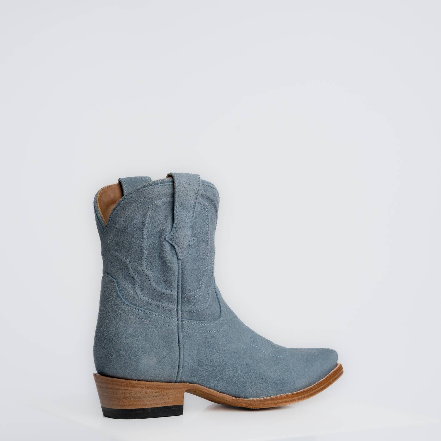 The Thistle | Women's Bootie | Premium Suede Leather | Baby Blue