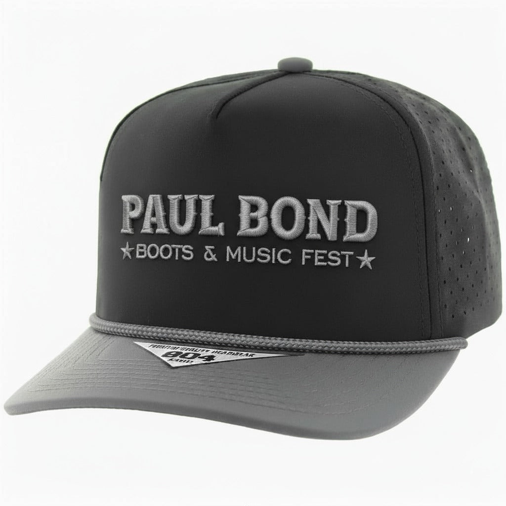 Paul Bond Boot Festival Commemorative Cap – 804DR Perforated Rope Hat
