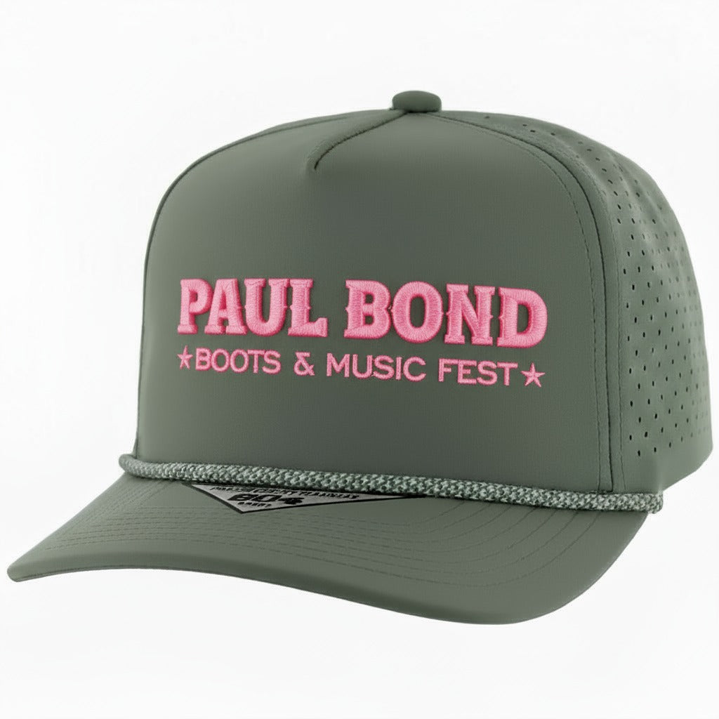 Paul Bond Boot Festival Commemorative Cap – 804DR Perforated Rope Hat