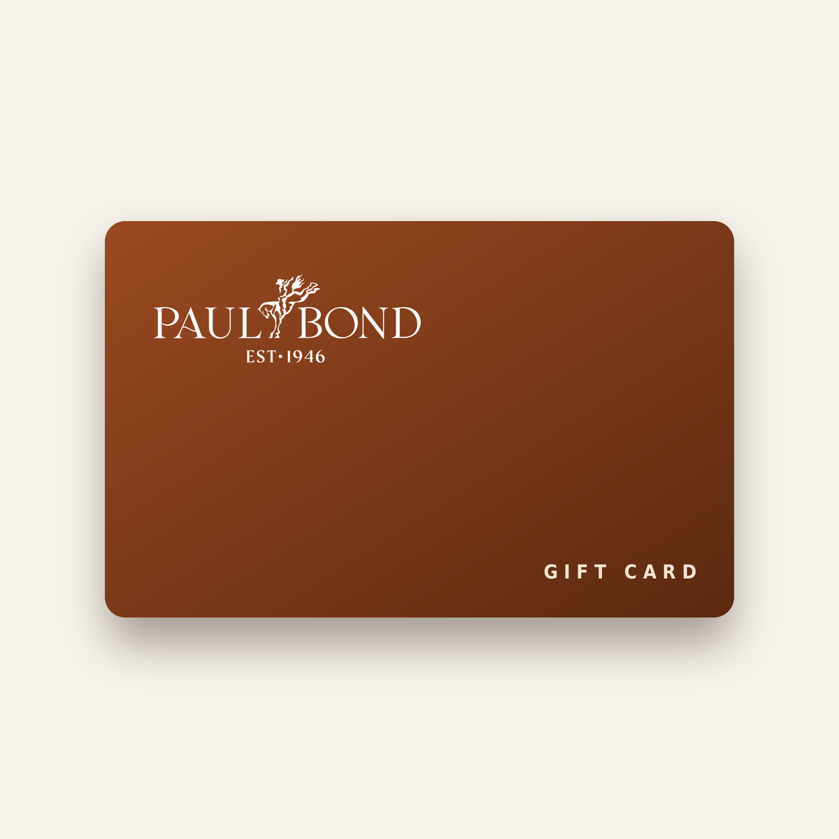 Paul Bond Gift Card