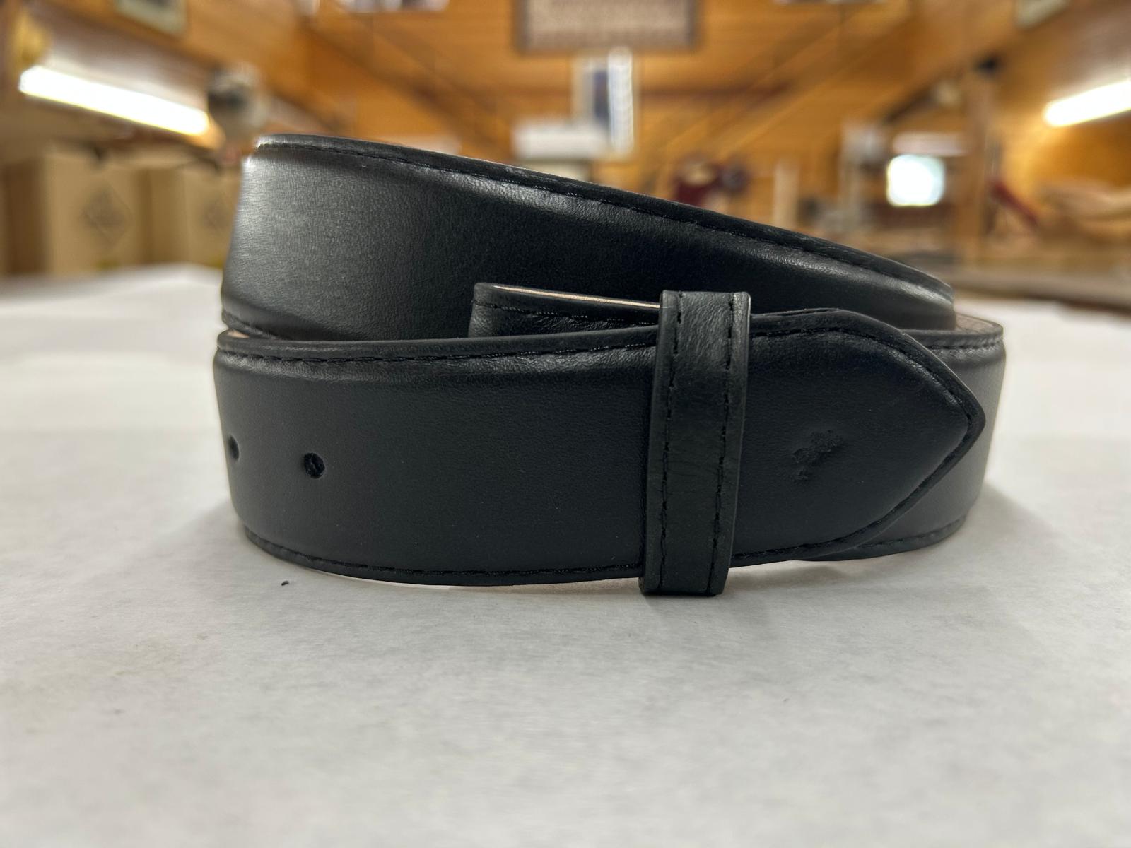 Women's Leather Belt Obsidian
