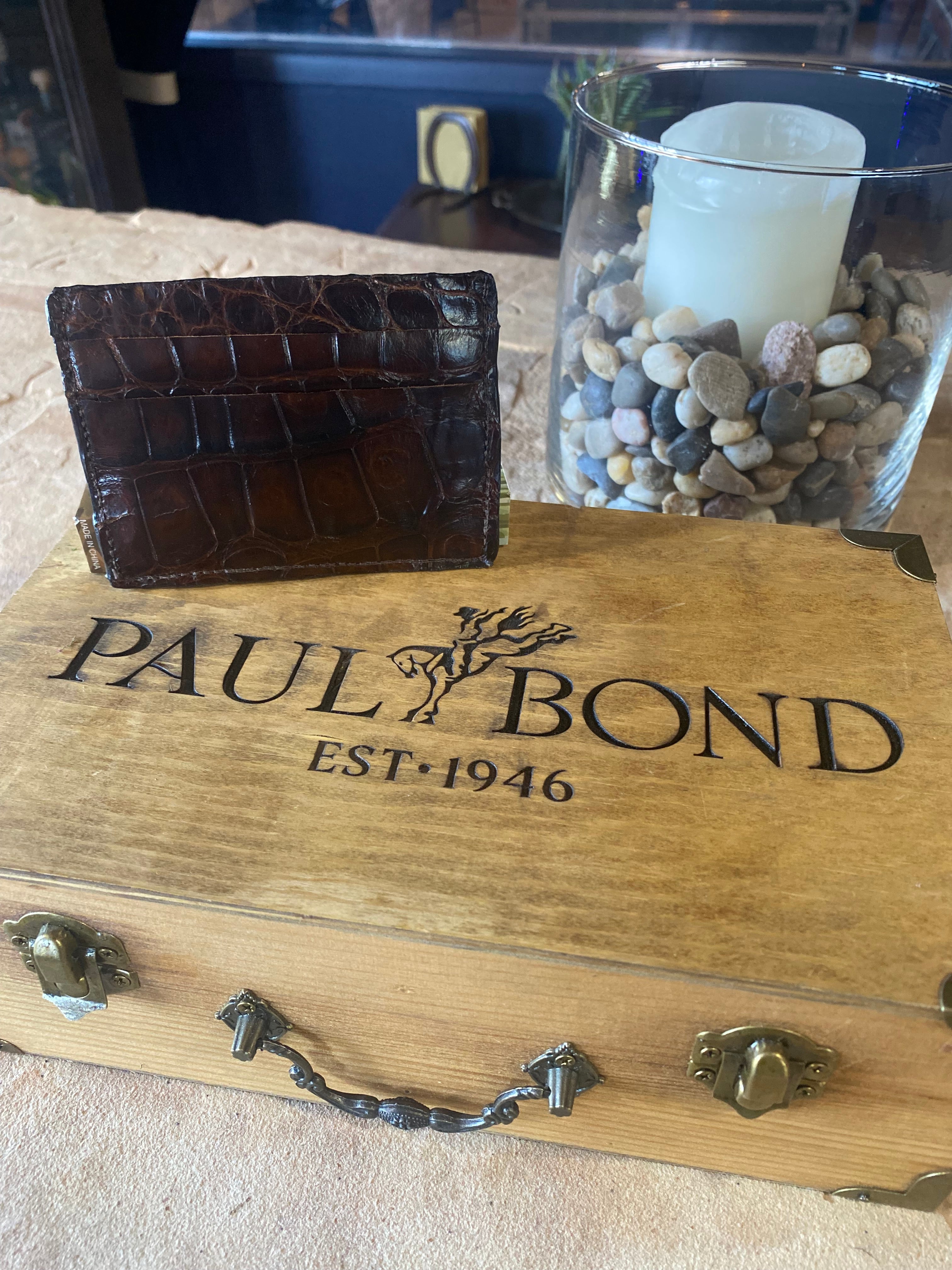 Crocodile Credit Card Sleeve