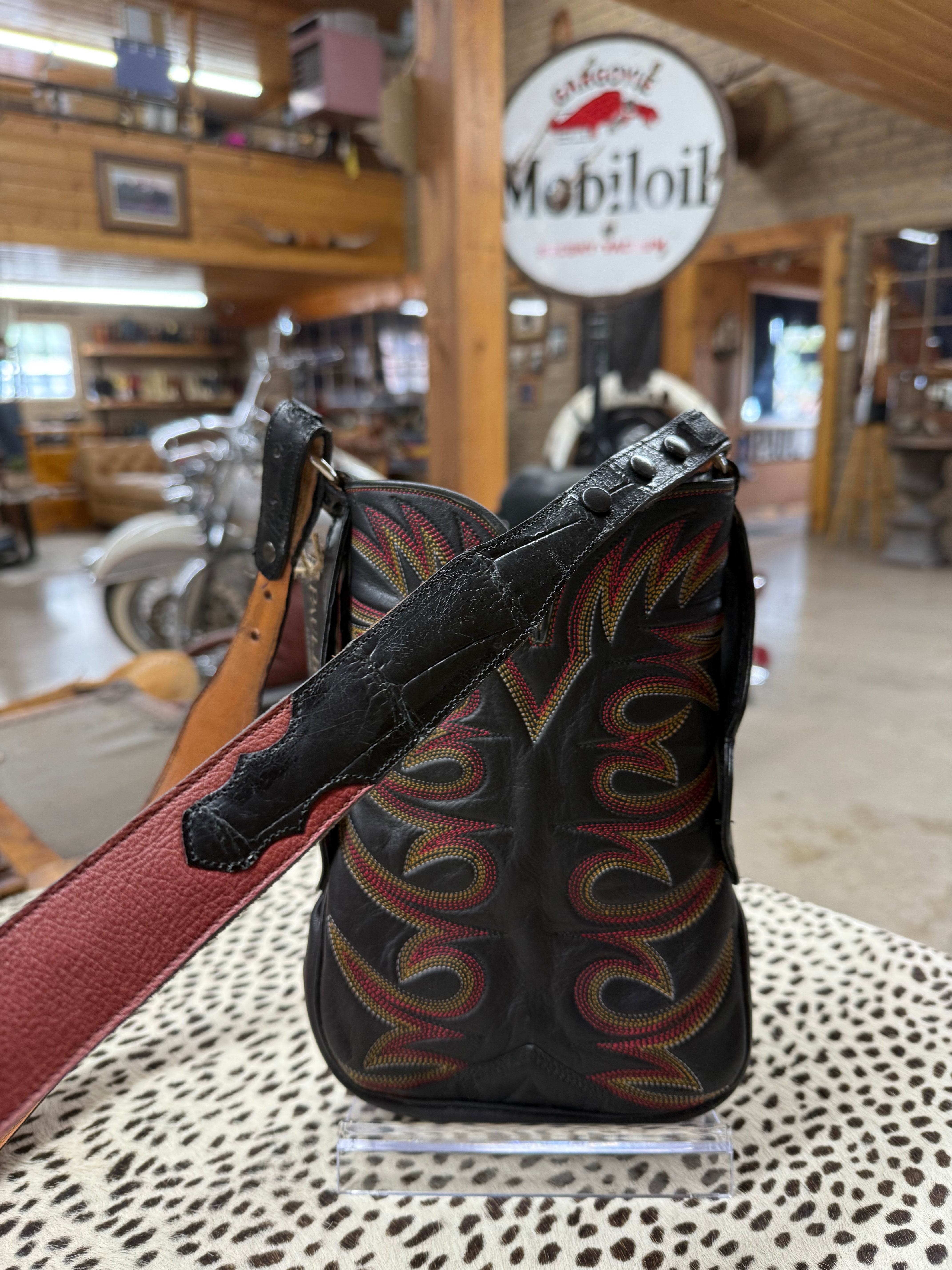 Black Cowboy Crossbody