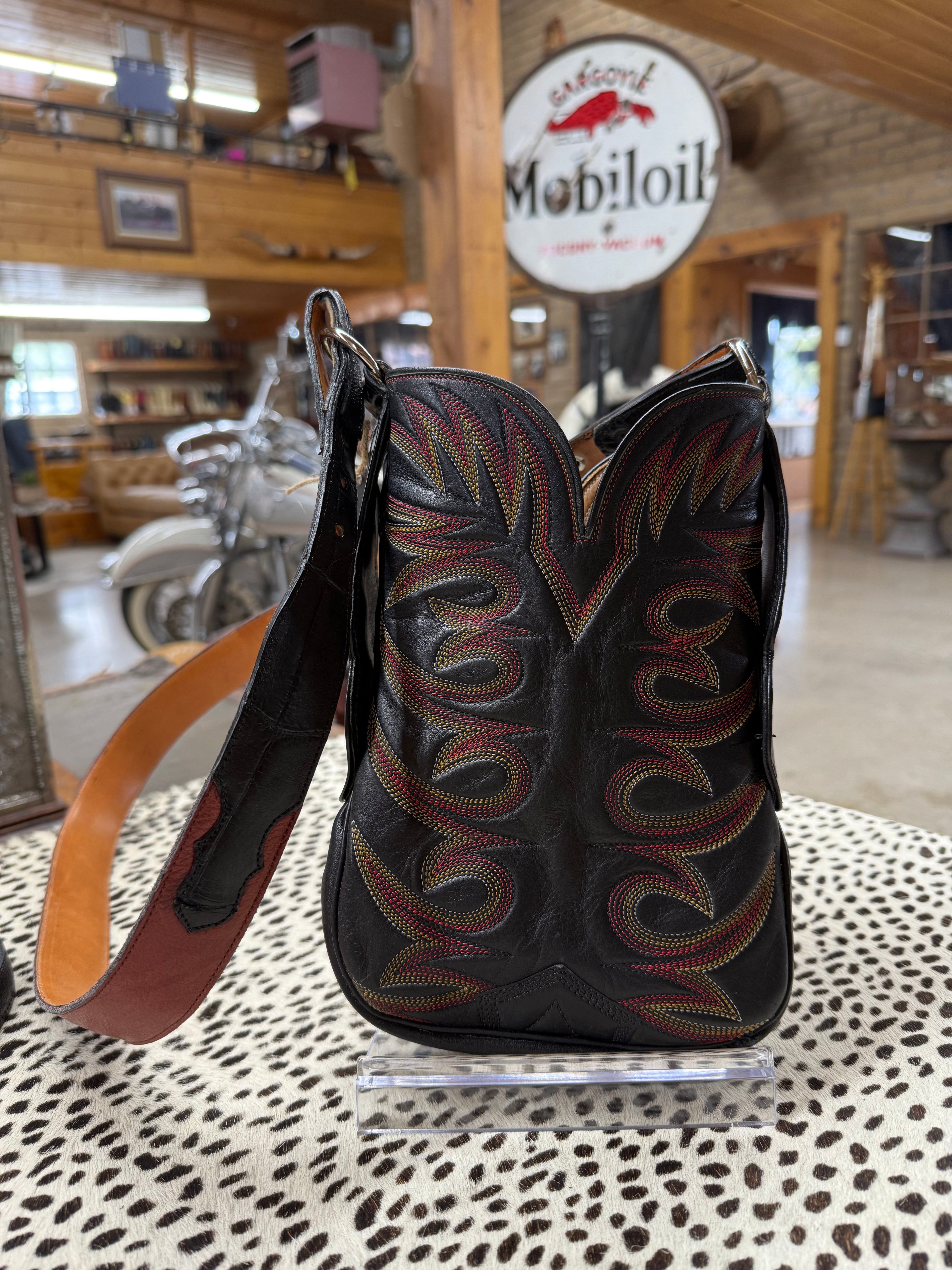 Black Cowboy Crossbody