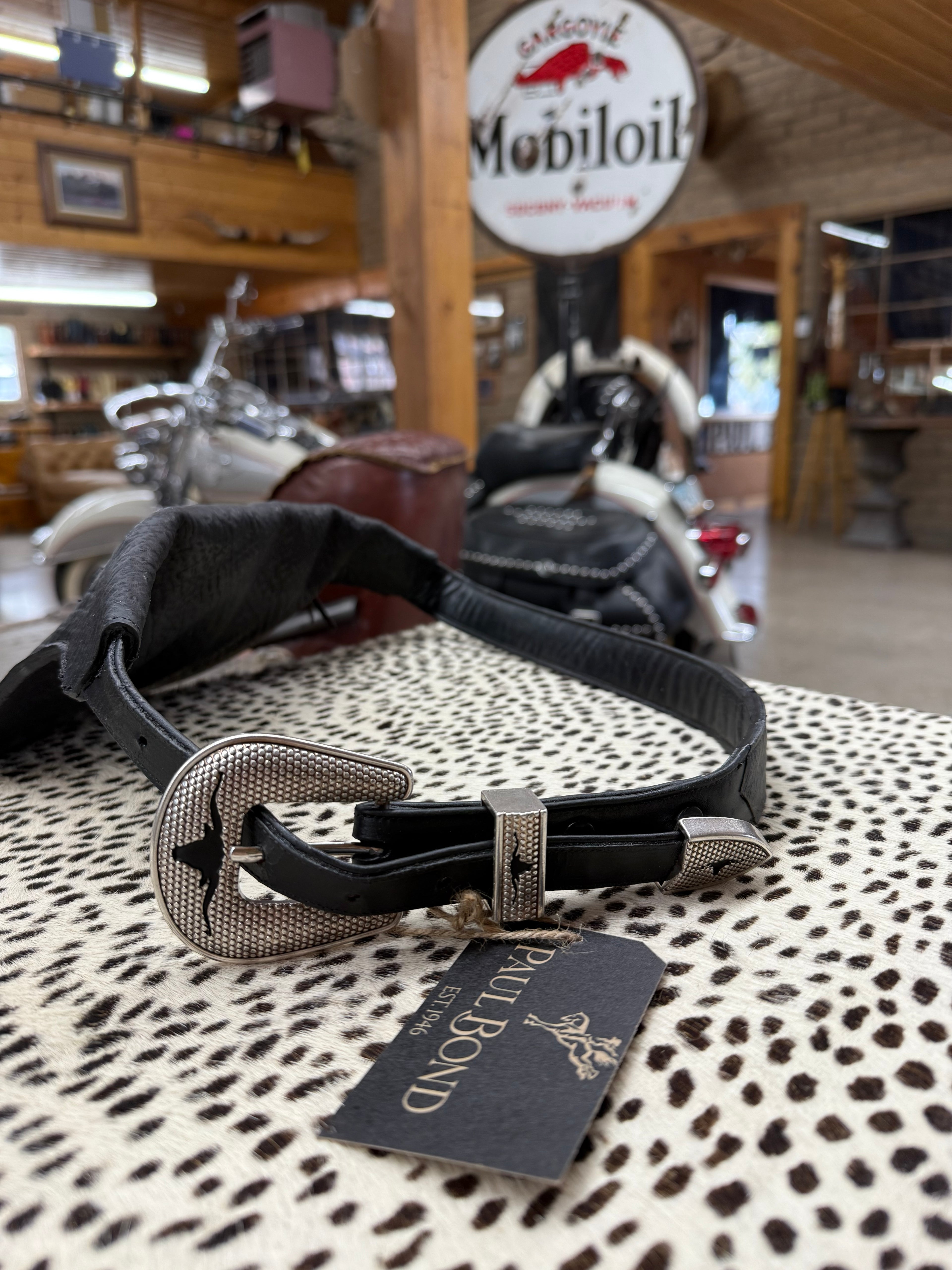 Black Cowgirl Fanny Pack in shark