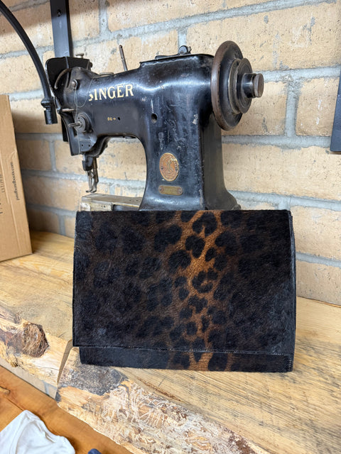 Large Animal Print Square Clutch