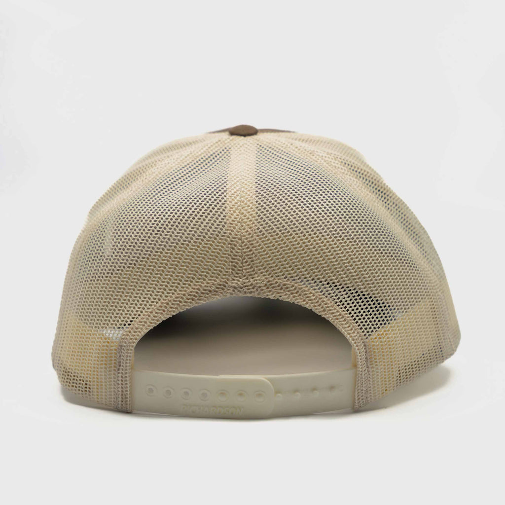 Trucker Hat | Chocolate Chip & Burch | Circular Monogram Logo Patch