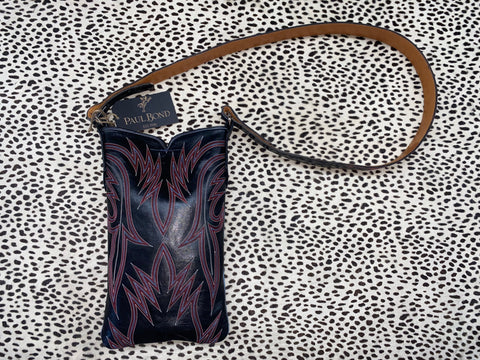 Stitched Top Panel Crossbody
