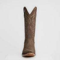 The Margaret | Women's Cowgirl Boot | Premium Suede Leather | Gray