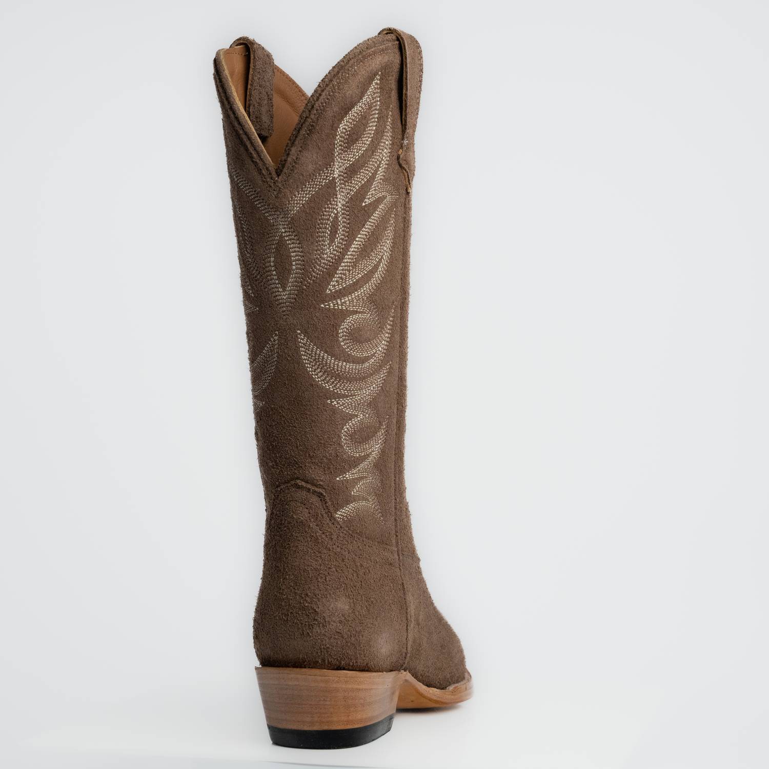 The Margaret | Women's Cowgirl Boot | Premium Suede Leather | Gray