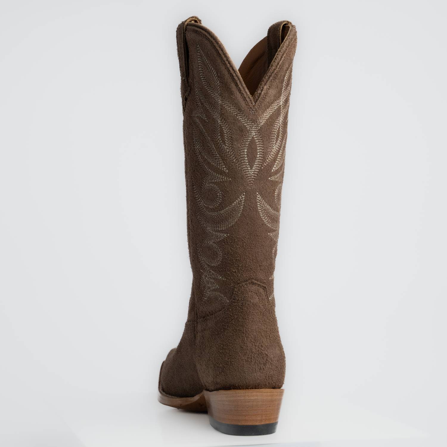 The Margaret | Women's Cowgirl Boot | Premium Suede Leather | Gray