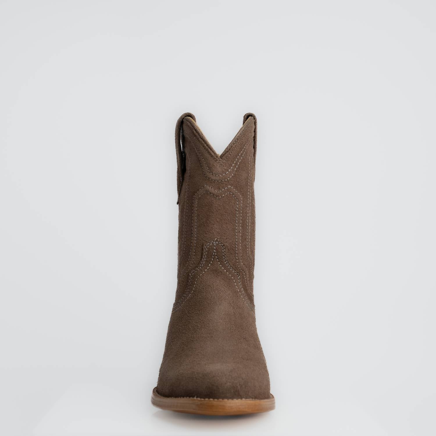 The Pendleton | Men's Roper Boot | Premium Suede Leather | Gray