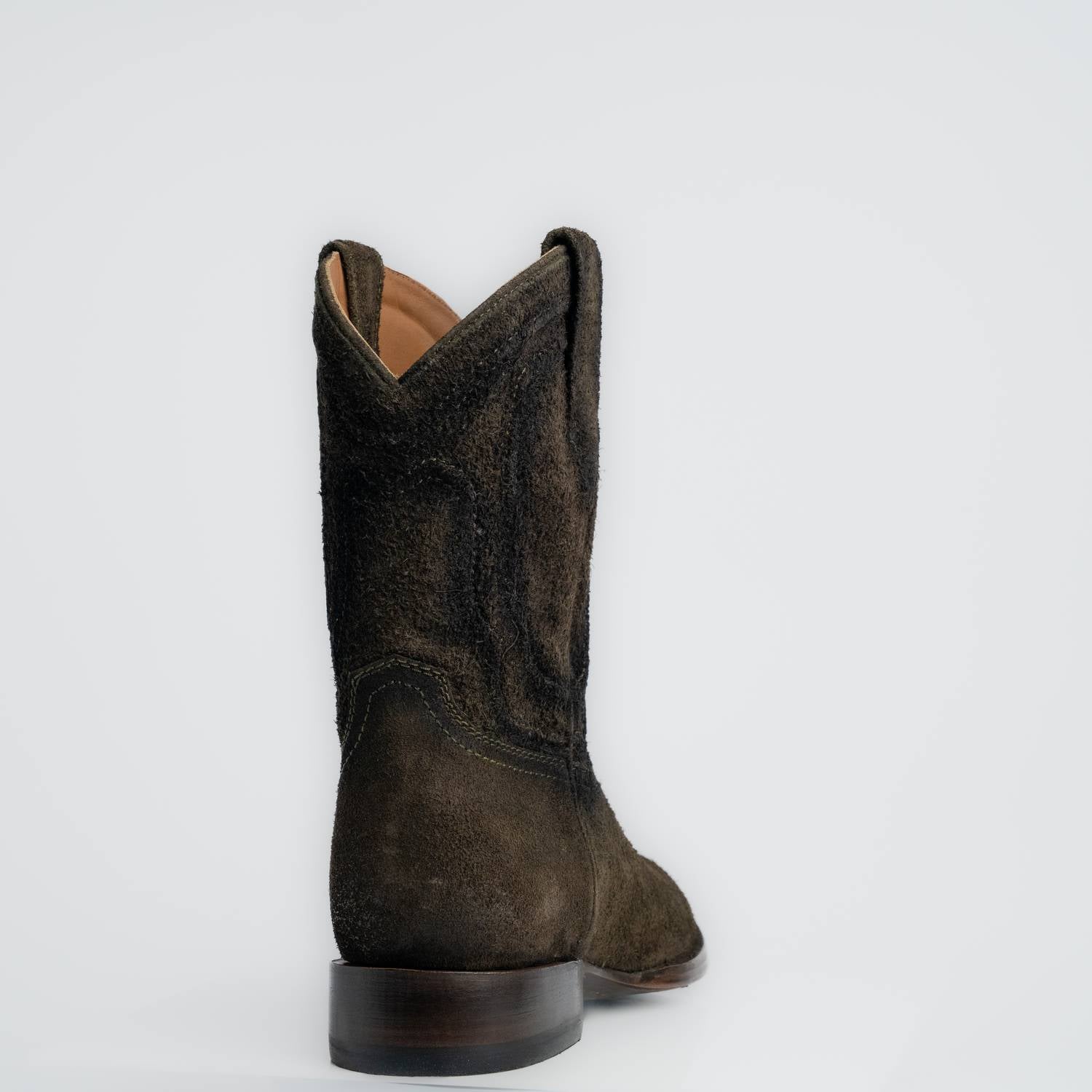 The Pendleton | Men's Roper Boot | Premium Suede Leather | Olive