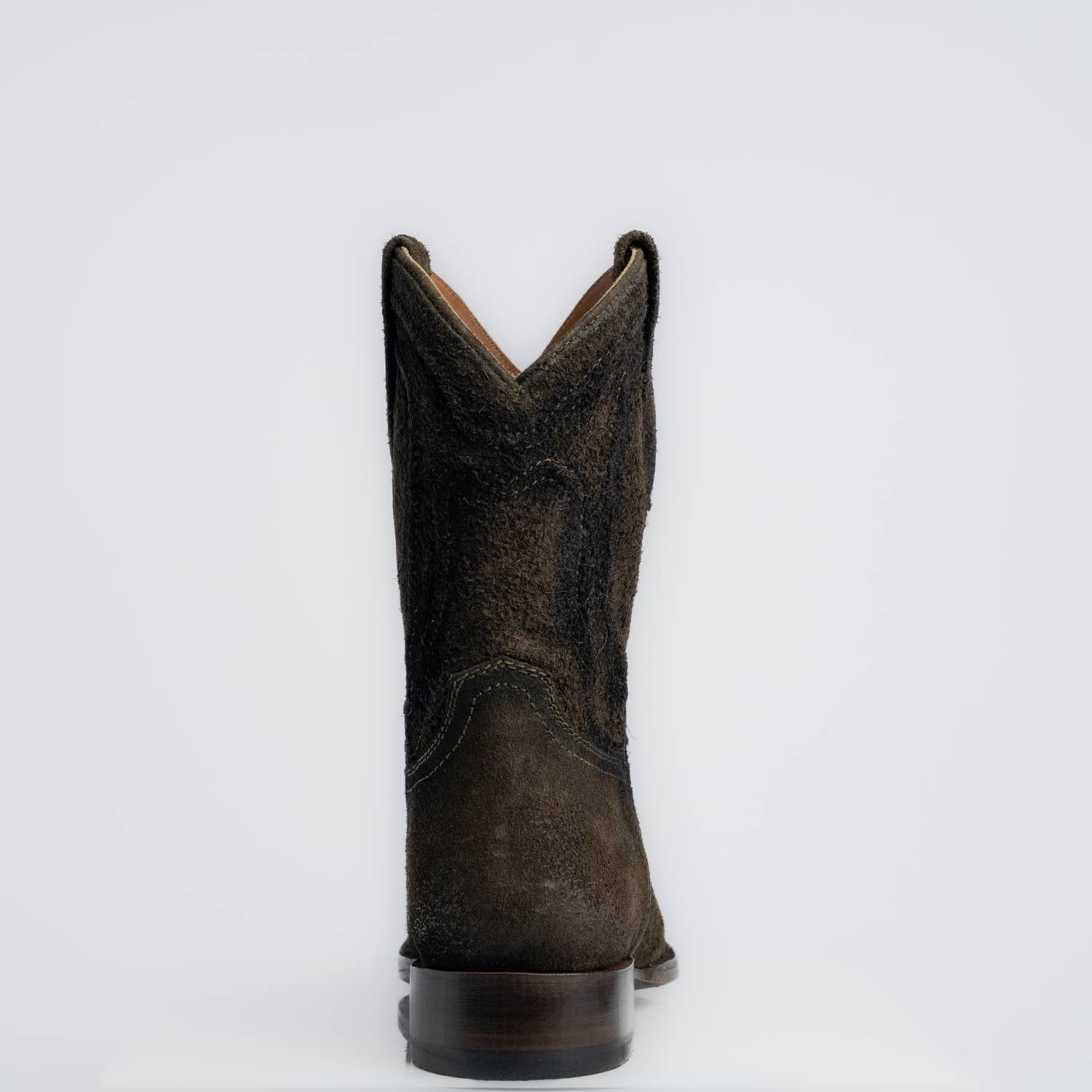 The Pendleton | Men's Roper Boot | Premium Suede Leather | Olive
