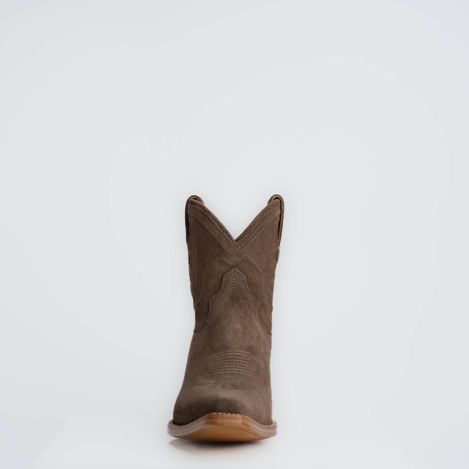 The Thistle | Women's Bootie | Premium Suede Leather | Gray