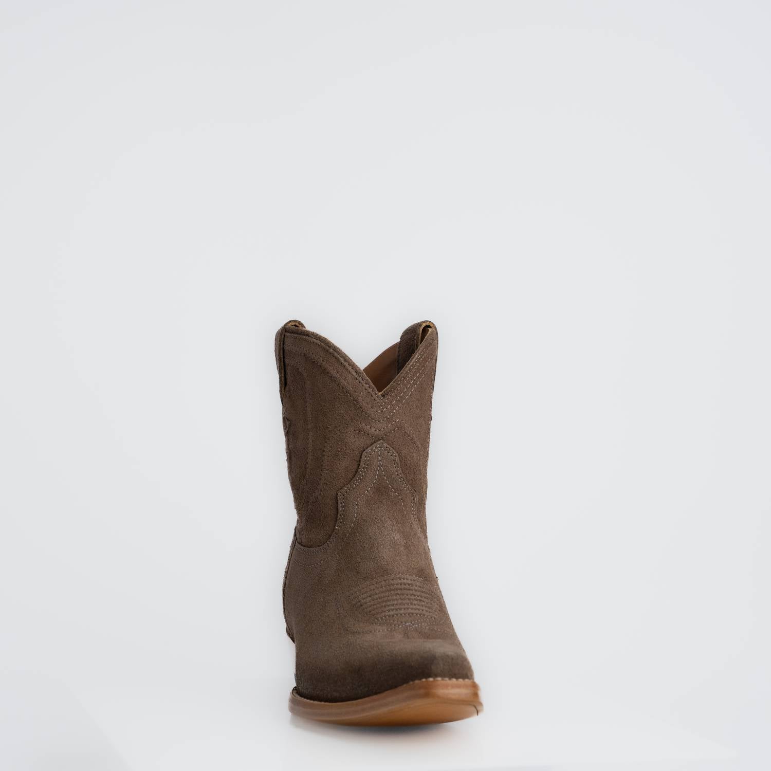 The Thistle | Women's Bootie | Premium Suede Leather | Gray