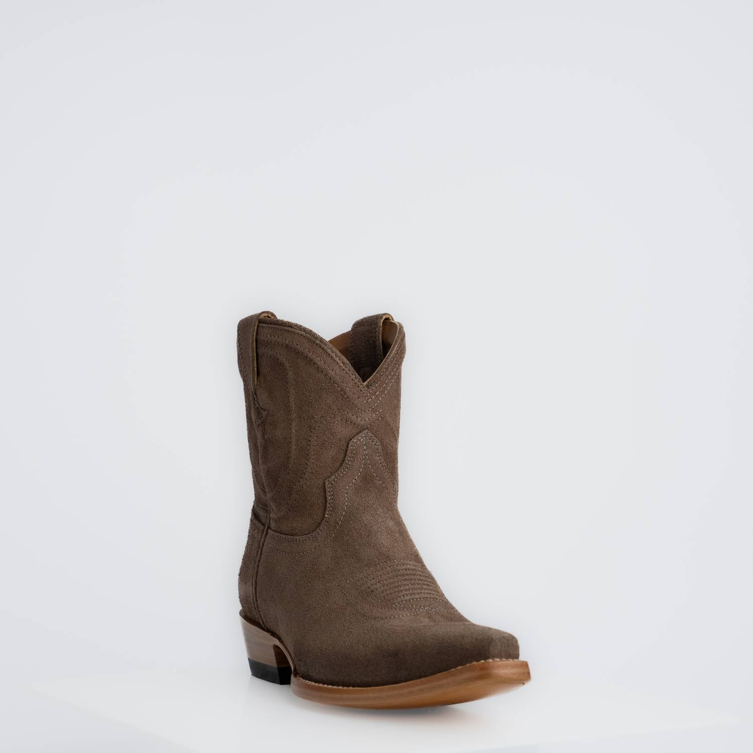 The Thistle | Women's Bootie | Premium Suede Leather | Gray