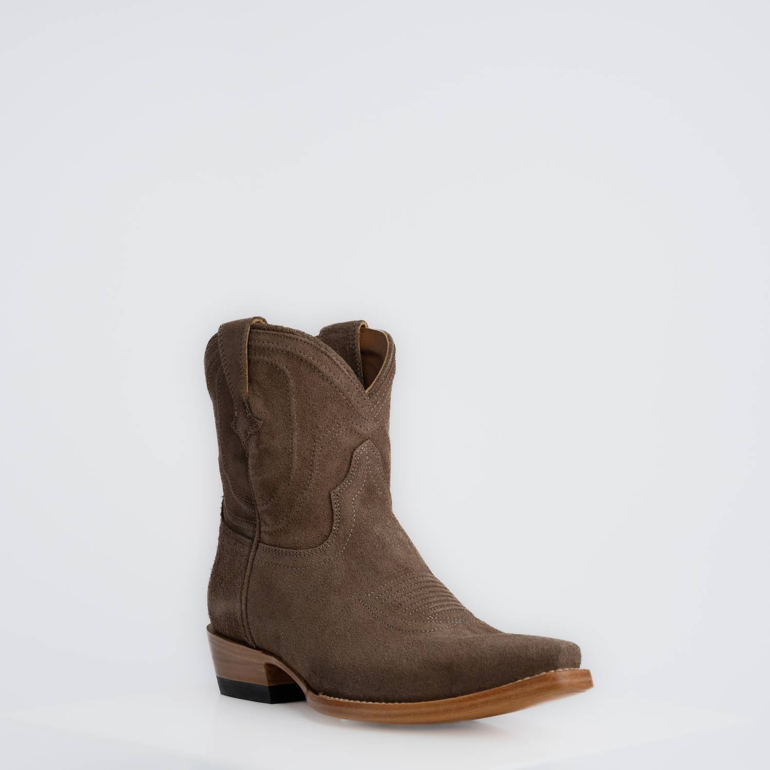The Thistle | Women's Bootie | Premium Suede Leather | Gray