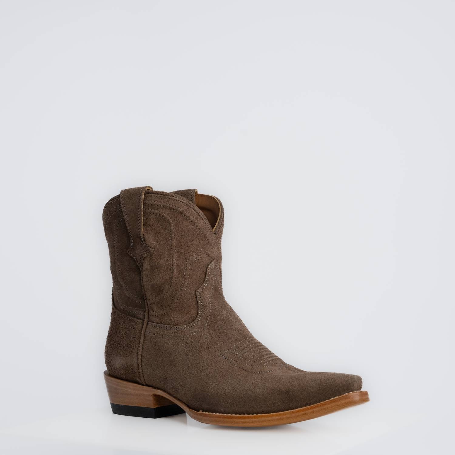 The Thistle | Women's Bootie | Premium Suede Leather | Gray