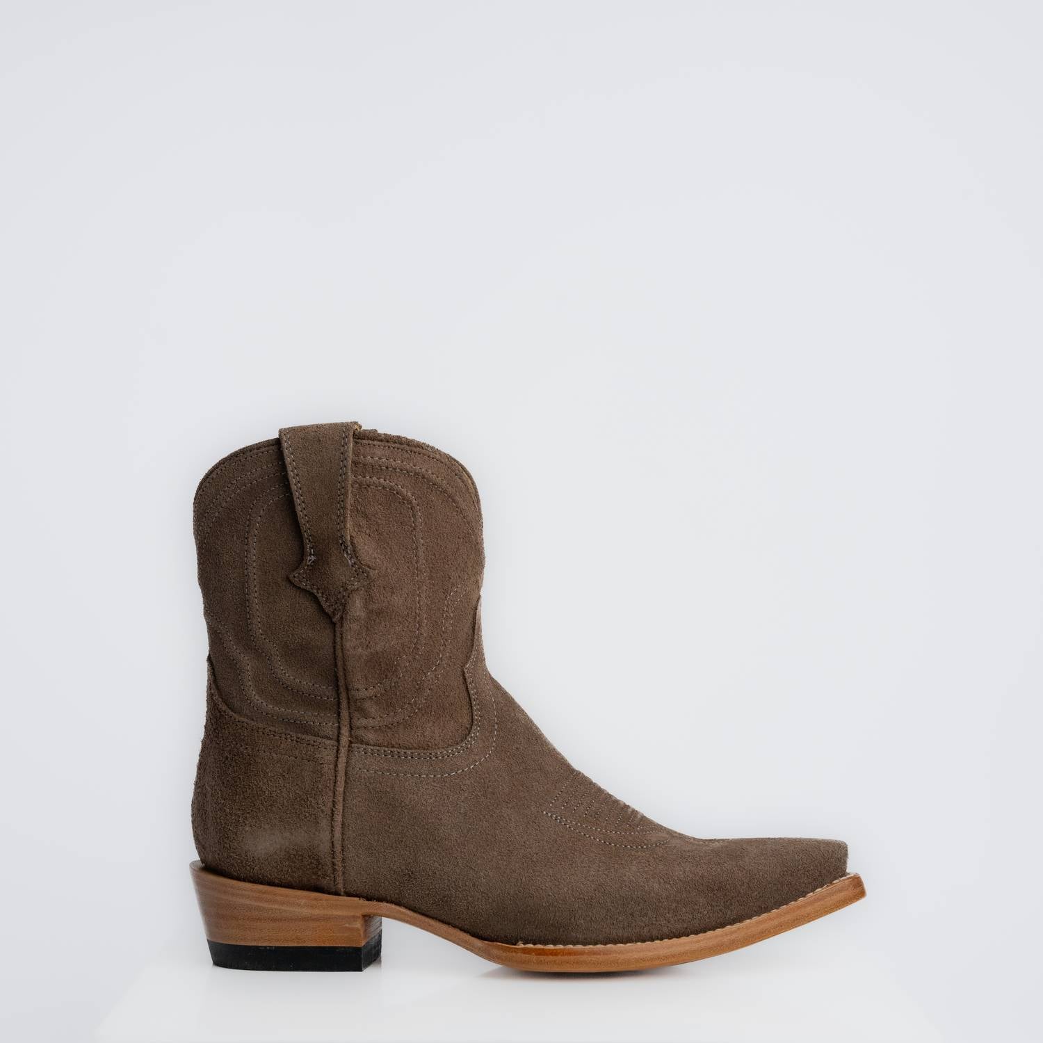 The Thistle | Women's Bootie | Premium Suede Leather | Gray