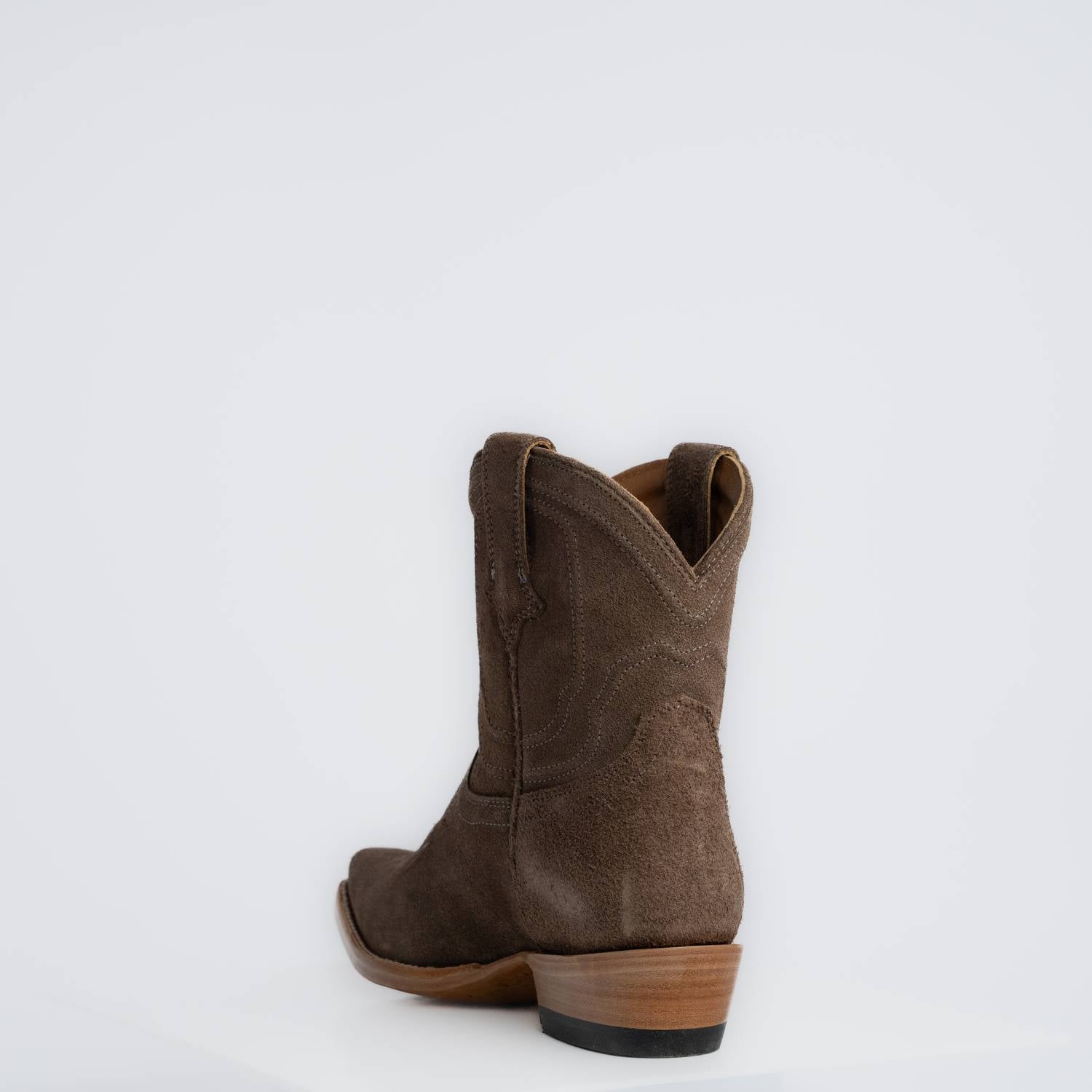 The Thistle | Women's Bootie | Premium Suede Leather | Gray