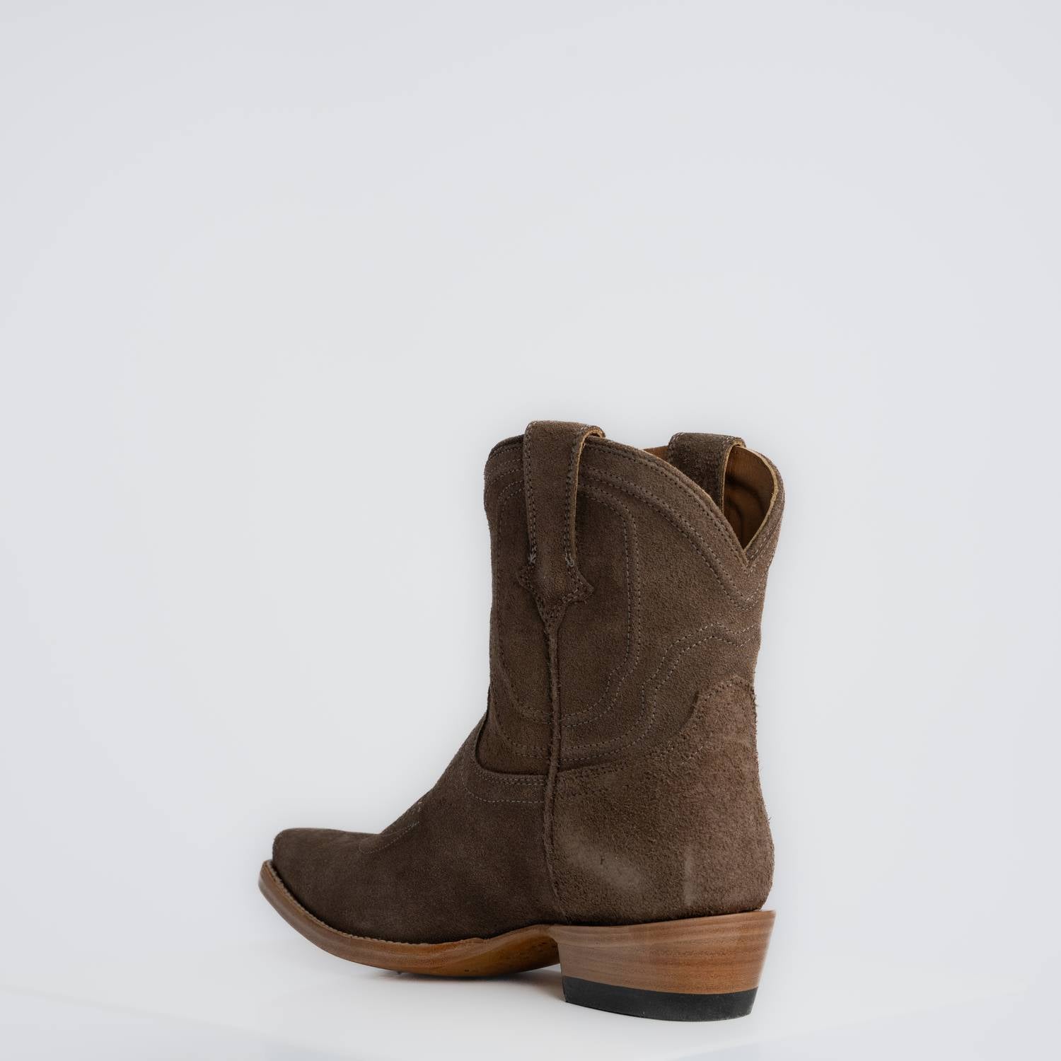 The Thistle | Women's Bootie | Premium Suede Leather | Gray