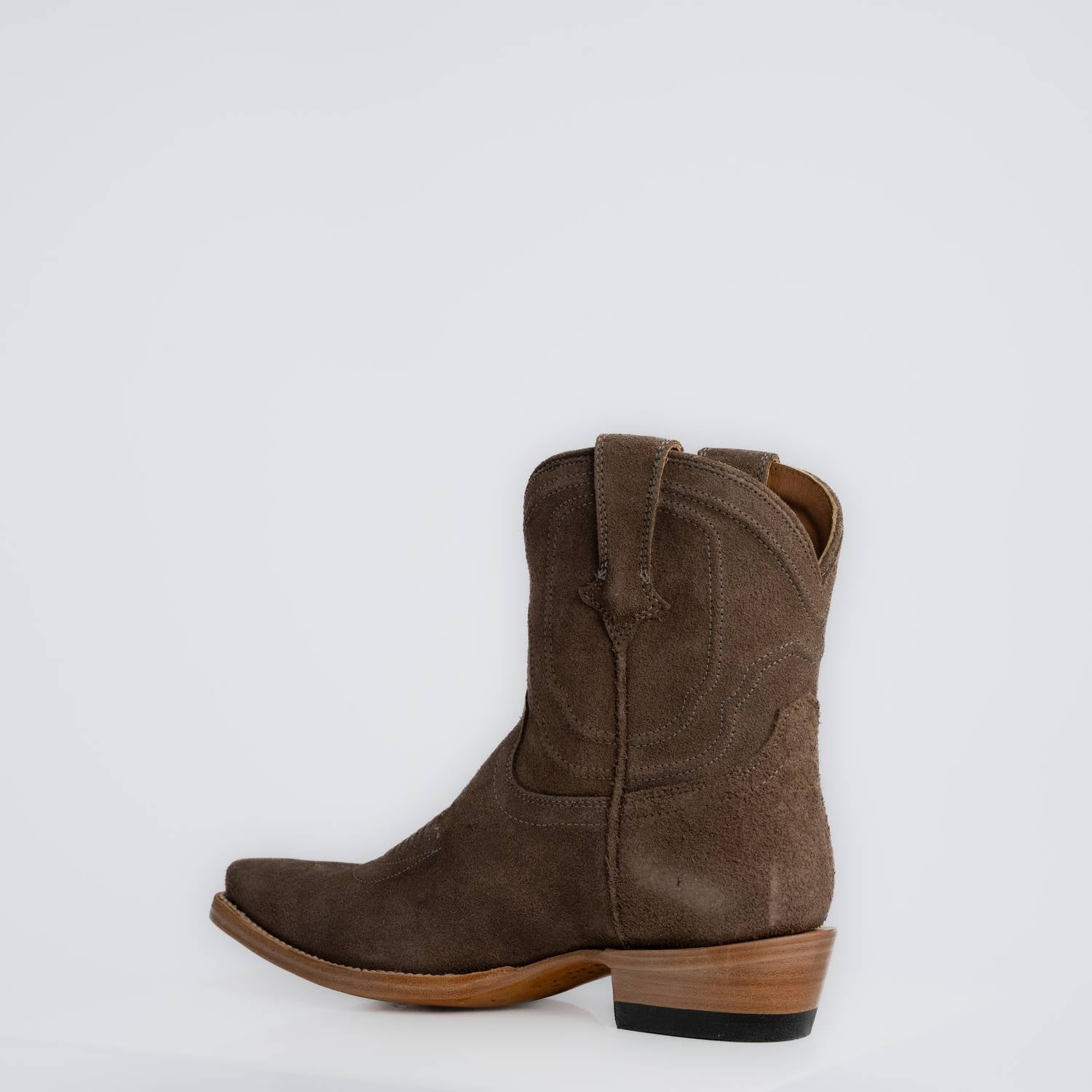 The Thistle | Women's Bootie | Premium Suede Leather | Gray