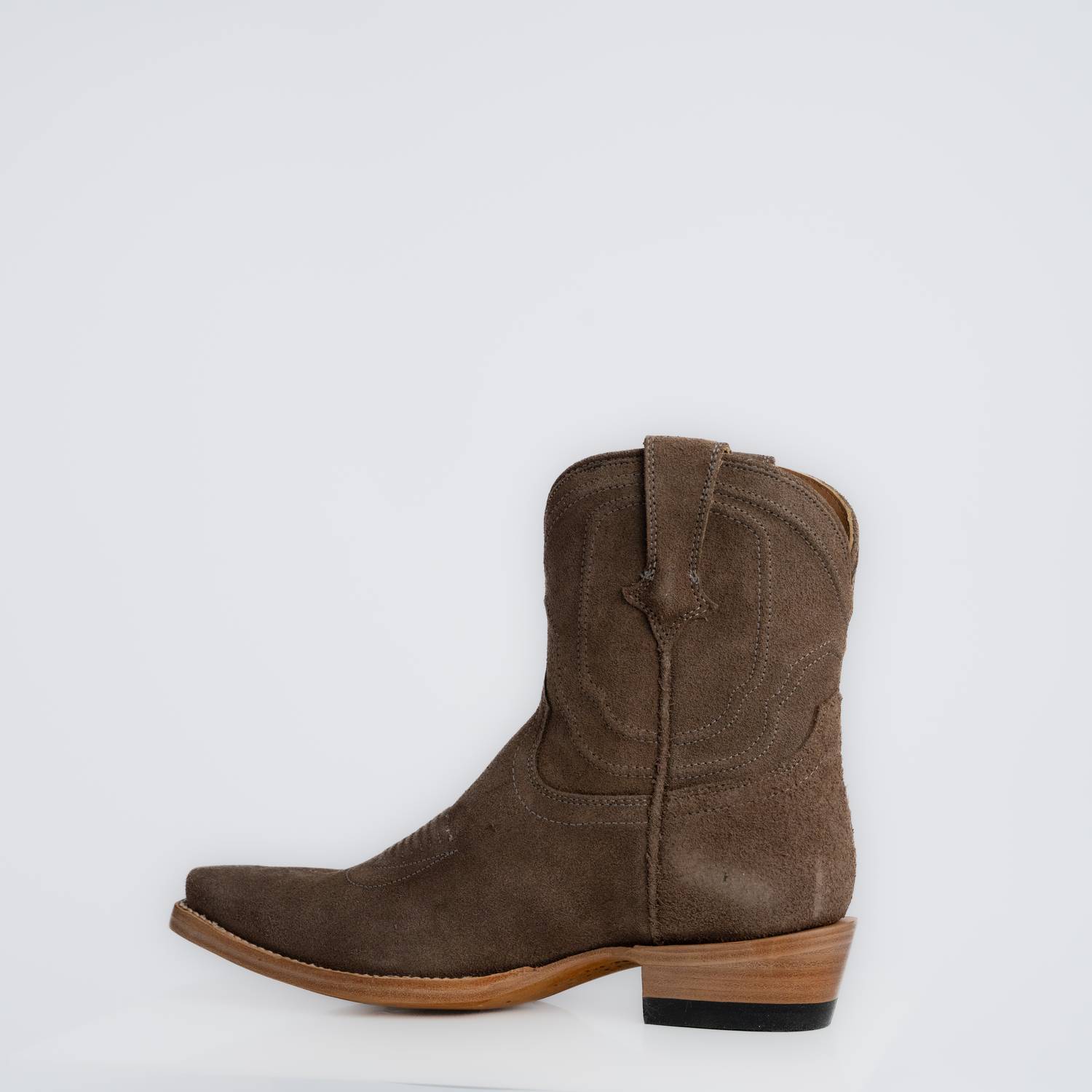 The Thistle | Women's Bootie | Premium Suede Leather | Gray