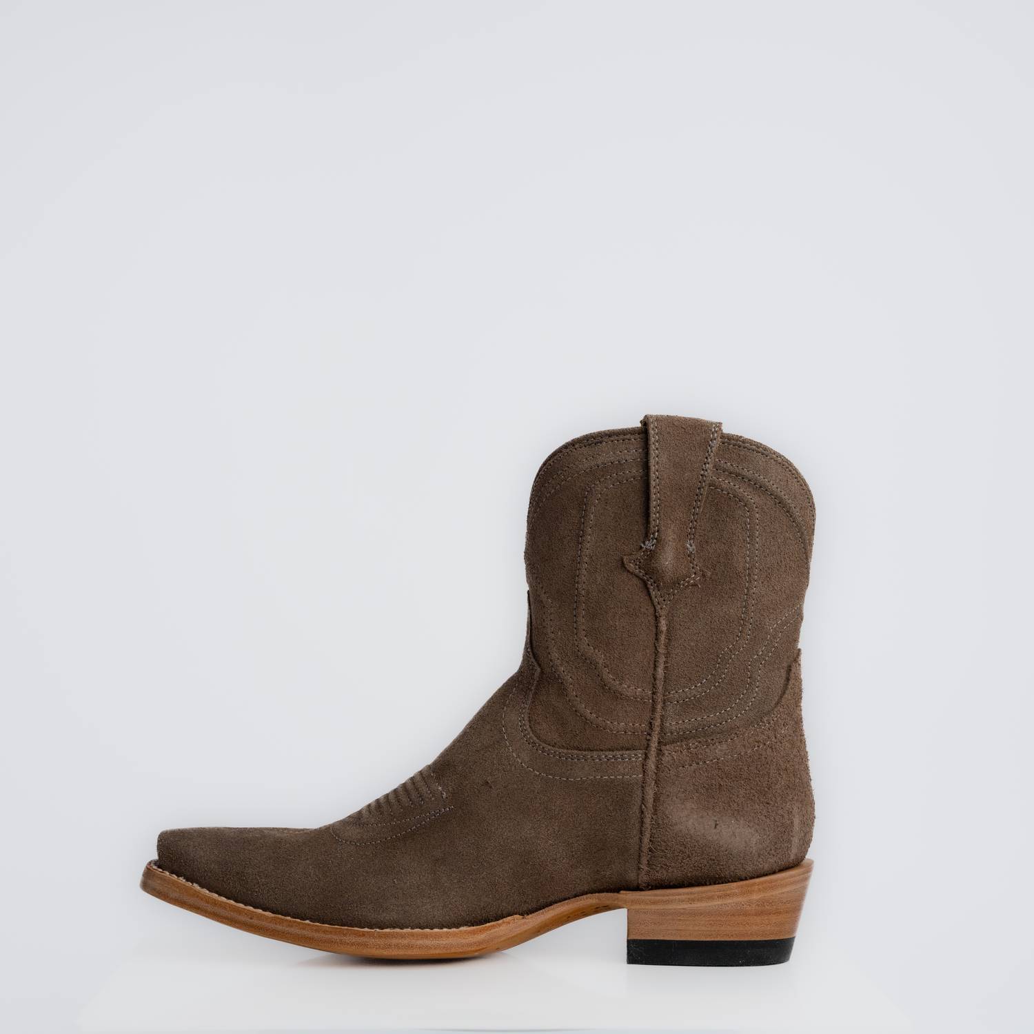 The Thistle | Women's Bootie | Premium Suede Leather | Gray