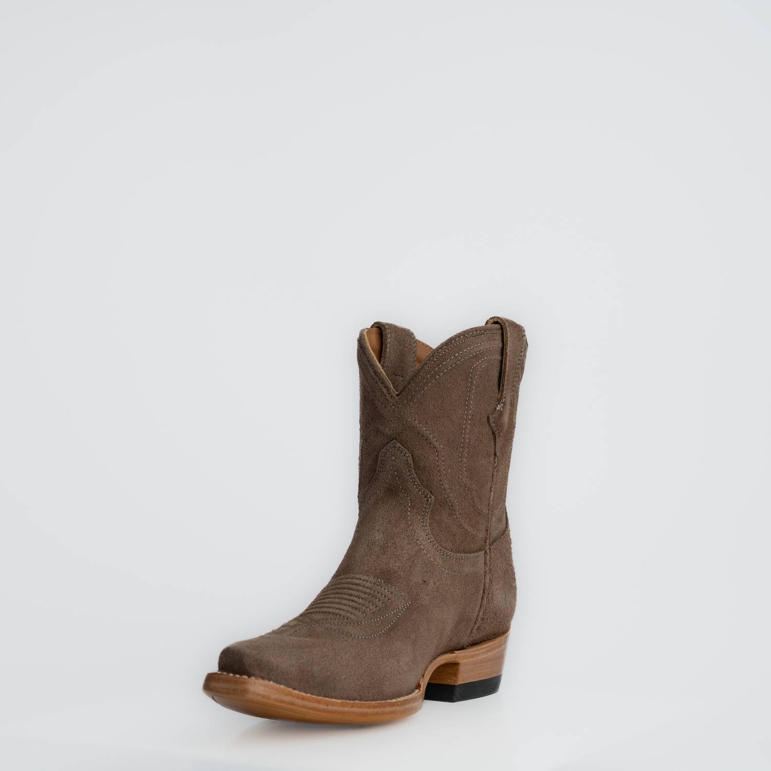 The Thistle | Women's Bootie | Premium Suede Leather | Gray