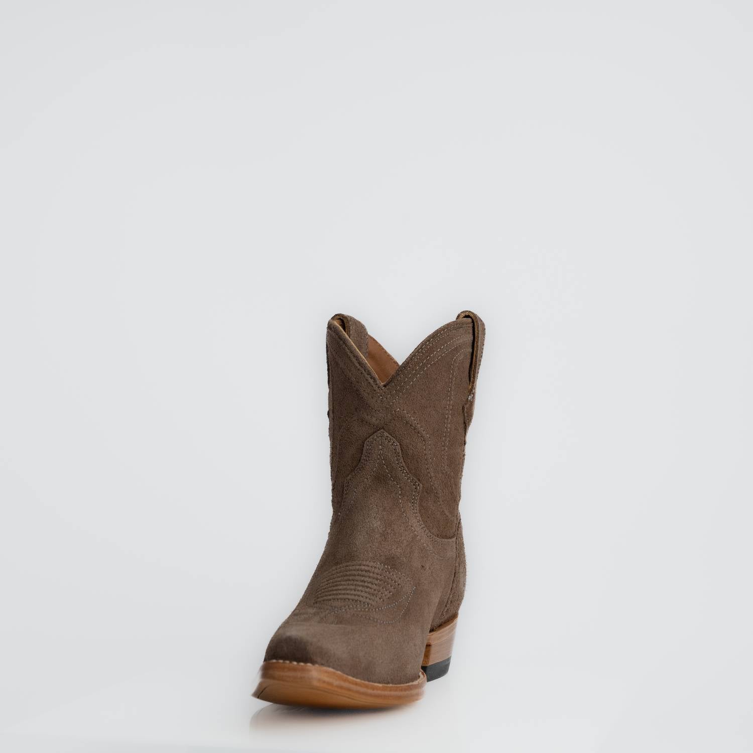 The Thistle | Women's Bootie | Premium Suede Leather | Gray