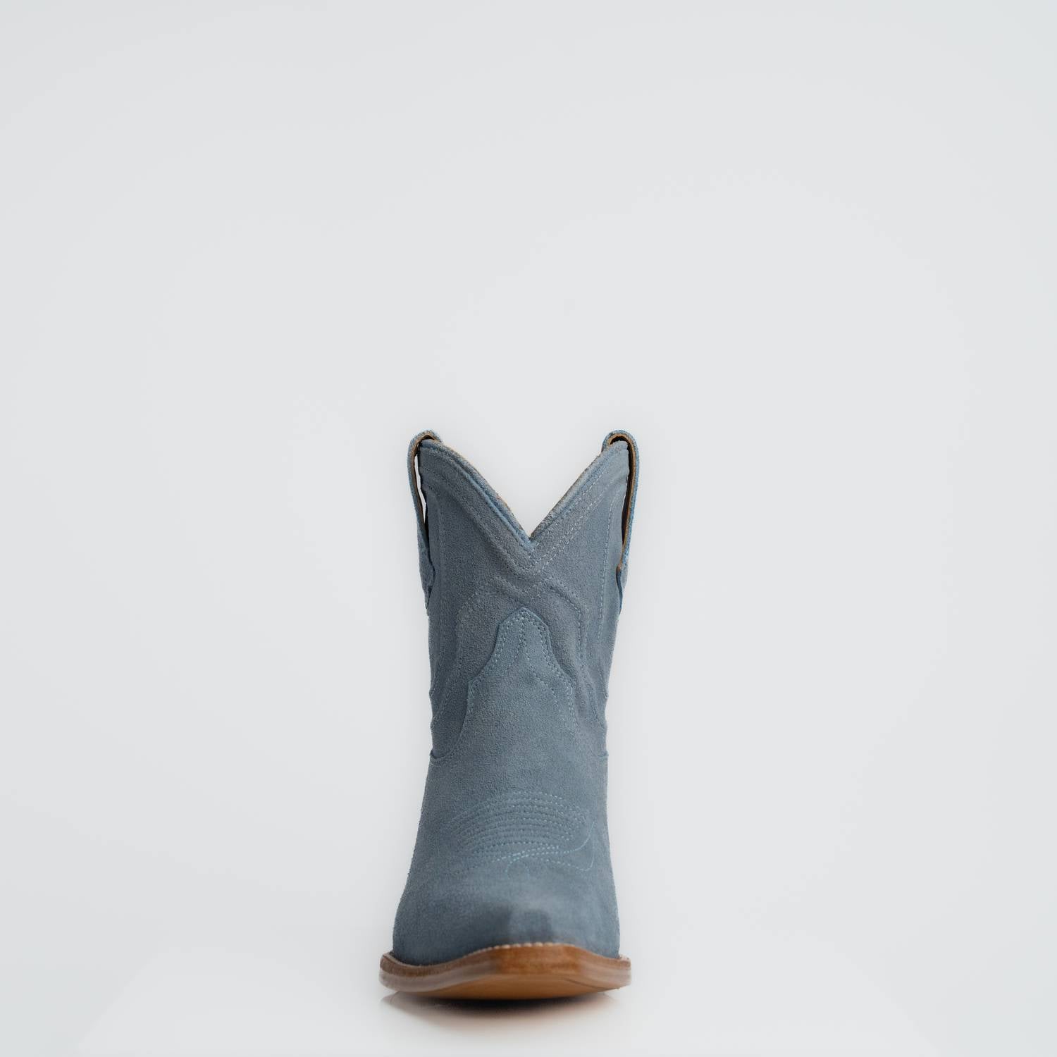 The Thistle | Women's Bootie | Premium Suede Leather | Baby Blue